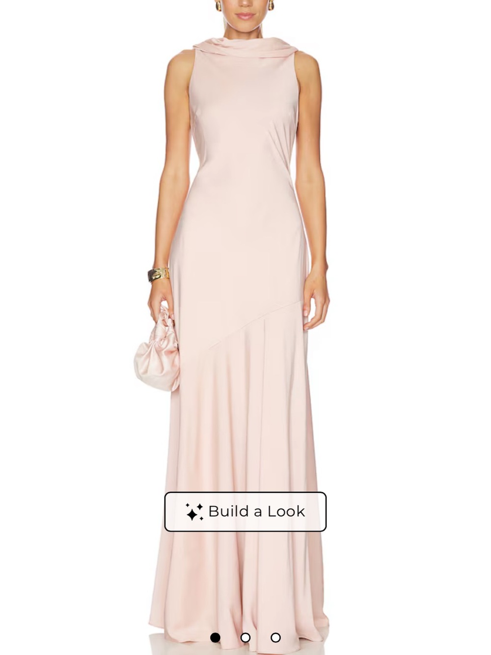 Lovers + Friends Sydney Gown in Pale Pink